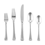 Column Frosted by Gorham Stainless Steel Flatware Set Service 8 New 45 pieces