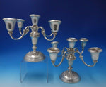 Buttercup by Gorham Sterling Silver Candelabra Pair 5-Light #987 (#3125)