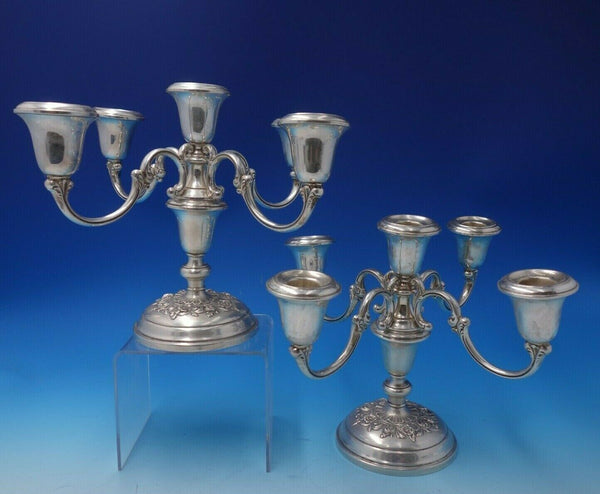 Buttercup by Gorham Sterling Silver Candelabra Pair 5-Light #987 (#3125)