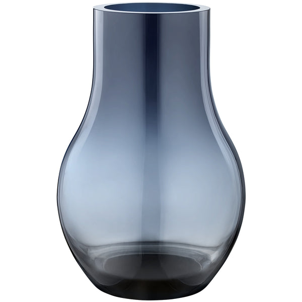 Cafu by Georg Jensen Blue Glass Vase Medium - New