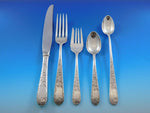 Old Maryland Engraved by Kirk Sterling Silver Flatware Set Service 50 pcs Dinner