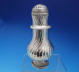Dutch .833 Silver Georgian Muffineer Swirled 8" (#4685)