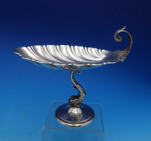 Redlich Co Sterling Silver Compote Raised Dolphin Base 8 3/4" Tall #9183 (#4686)