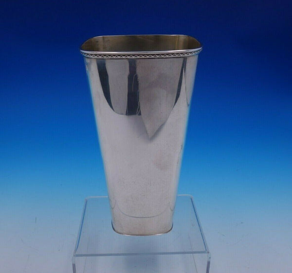 G. Janson Swedish Sterling Silver Vase Mid-Century 7 1/4" x 4" 10.6 ozt. (#4899)