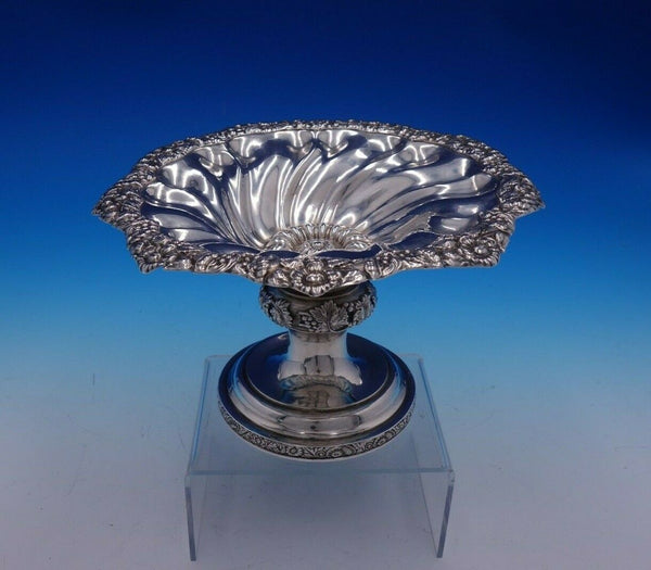 Swedish Sterling Silver Tazza Grape Design 4 1/2" x 8" 12.03 ozt. (#4902)