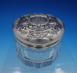 Empire by Durgin Sterling Silver and Cut Crystal Dresser Jar #1017 (#4913)
