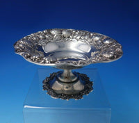 Strawberry by Mauser Sterling Silver Compote Raised #346 3" x 6 1/4" (#5058)
