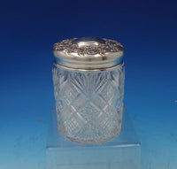 Richelieu by Tiffany and Co Sterling Silver Tobacco Jar with Cut Crystal (#5317)