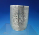 TH Skinner Sterling Silver Mint Julep Cup Engine Turned Etruscan Border (#5328)