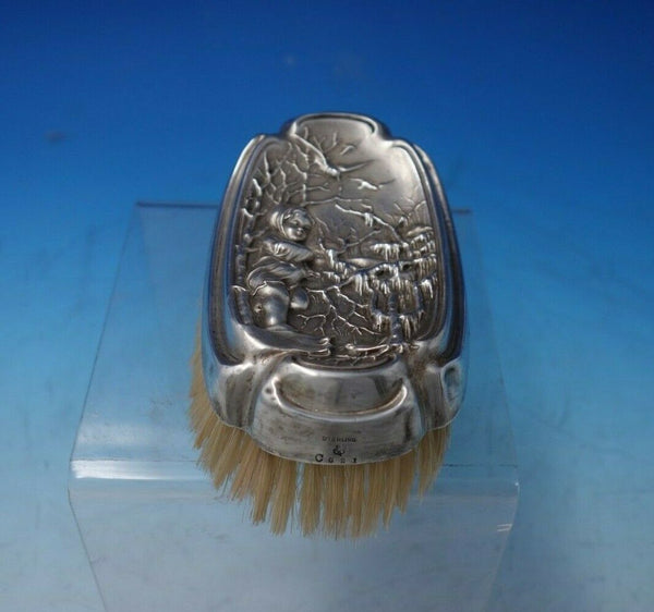 Nursery Rhyme by International Sterling Silver Clothes Brush Girl Forest #5371