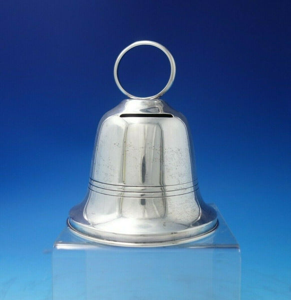 B and M Sterling Silver Bank Bell Shape #3500 6" x 4 3/4" c.1960 (#5394)