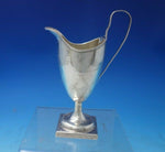 JA English Sterling Silver Cream Pitcher Bright-Cut with Wreath (#5451)