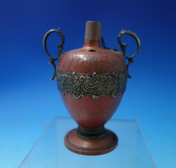 Mixed Metals by Tiffany and Co Cigar Lighter Acid Etched circa 1880 (#5481)