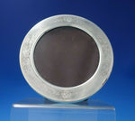Carlo Marchi Italian Sterling Silver Picture Frame Round BC with Flowers (#5716)