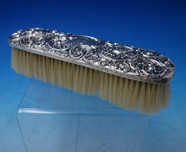 Repousse by Unknown Sterling Silver Clothes Brush 7" c.1900 (#5732)