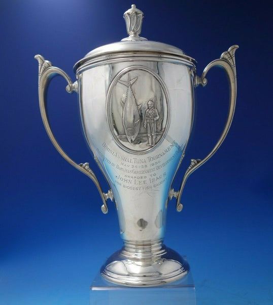 Mappin and Webb English Estate Sterling Silver Trophy Tuna Tournament (#5739)