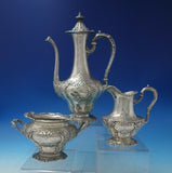 Chantilly by Gorham Sterling Silver Demitasse Tea Set #A2387 (#5773)