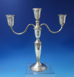 Craftsman by Towle Sterling Silver Candelabra 3-Light #704 10 1/2" (#5799)