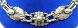 Georg Jensen Sterling Necklace #1 with Leaves and Berries (#J3333)