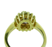14k Yellow Gold 1.07ct Purple Genuine Natural Sapphire and Diamond Ring (#J1572)
