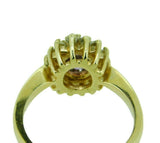 14k Yellow Gold 1.07ct Purple Genuine Natural Sapphire and Diamond Ring (#J1572)
