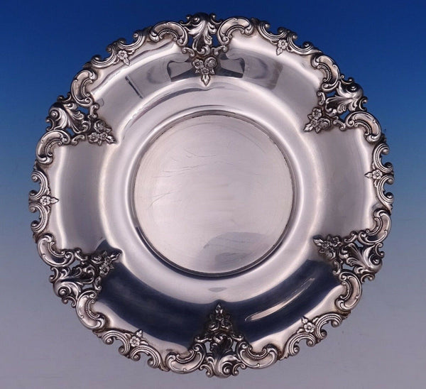 Grande Baroque by Wallace Sterling Silver Charger Dinner Plate 10" #5971 (#3101)