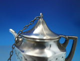 Webster Sterling Silver Tea Ball Teapot Shape Engraved Flowers 2" (#6829)
