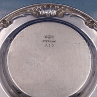 Strasbourg by Gorham Sterling Silver Butter Pat Round D Monogram A15 (#7088)