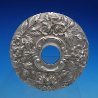 Rose by Stieff Hair Receiver Sterling Silver Lid and Daisy Jar Repousse (#4395)