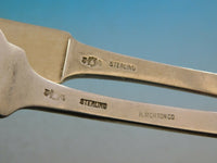 Adam by Shreve Sterling Silver Flatware Set for 12 Service 93 pcs Dinner Mono W