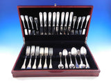 Vendome Arcantia Christofle Silverplate Flatware Set for 8 Service 56 pcs Dinner