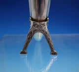 Swedish Sterling Silver Salt and Pepper Shaker Pair Viking Horn Shape (#4766)