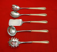 Maryland Hand Hammered by Alvin Sterling Silver Hostess Set 5pc HHWS  Custom