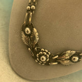 Georg Jensen #1 Flower Leaf .830 Silver Necklace (#J5305)