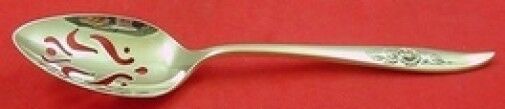 Belle Rose by Oneida Sterling Silver Pierced Serving Spoon Fancy