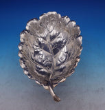 Buccellati Gianmaria Italian Sterling Silver Dish Oak Leaf Form 14.55ozt (#7028)