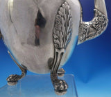 John Wesley Forbes Coin Silver Tea Pot Figural Lion Spout Lion Paw Feet (#3987)