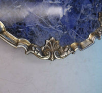 Queens by Garrard and Co Sterling Silver Console Set 5pc Box Gilt Sodalite #4717