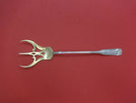 Benjamin Ben Franklin by Towle Sterling Silver Lettuce Fork Gold Washed 9 1/2"