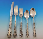 Venetian Scroll by Oneida Sterling Silver Flatware Set for 12 Service 65 pieces