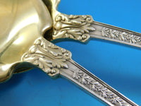 Olympian by Tiffany and Co Sterling Silver Salad Serving Set Gold Washed 10"