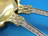 Olympian by Tiffany and Co Sterling Silver Salad Serving Set Gold Washed 10"