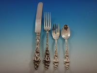 Les Six Fleurs by R&B Sterling Silver Flatware Set 12 Service 125 Pcs Dinner