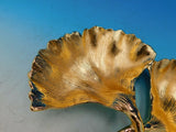 New Leaves Ginkgo by Michael Aram Gold Goldtone Double Compartment Dish - New
