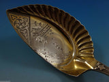 Japanese by Tiffany & Co. Sterling Silver Sherbet Server Brite-Cut GW Edge 10"