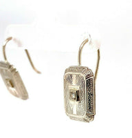 14k White Gold General Natural Diamond Earrings (#J5525)