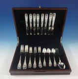 Japanese by Tiffany Sterling Silver Flatware Set Service 34 Pcs Audubon Birds