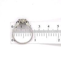 18k White Gold Men's 1.80 Carat Diamond Ring Jewelry with GIA Report (#J5768)