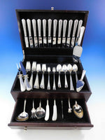 Old Brocade by Towle Sterling Silver Flatware Set for 12 Service 99 pieces