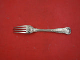 English Georgian Sterling Silver Dinner Fork 1819 london  8 1/4"